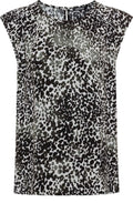 Jungle Khaki Animal Print Blouse