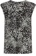 Jungle Khaki Animal Print Blouse
