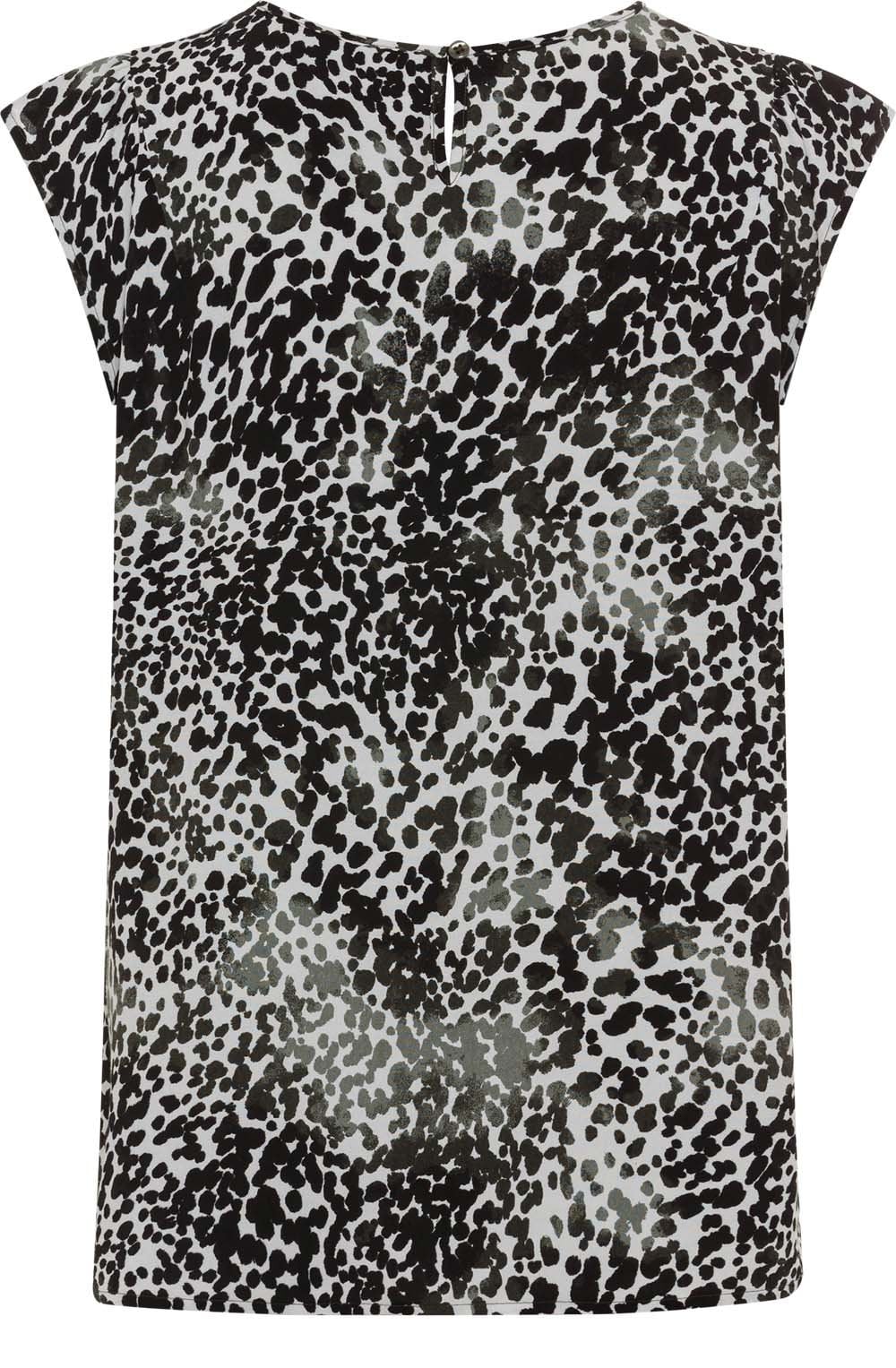 Jungle Khaki Animal Print Blouse