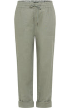 Jungle Khaki Linen Lisa Trousers