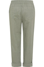 Jungle Khaki Linen Lisa Trousers