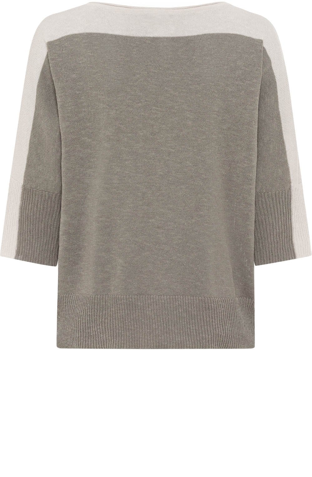 Jungle Khaki Linen Mix Chloe Pullover