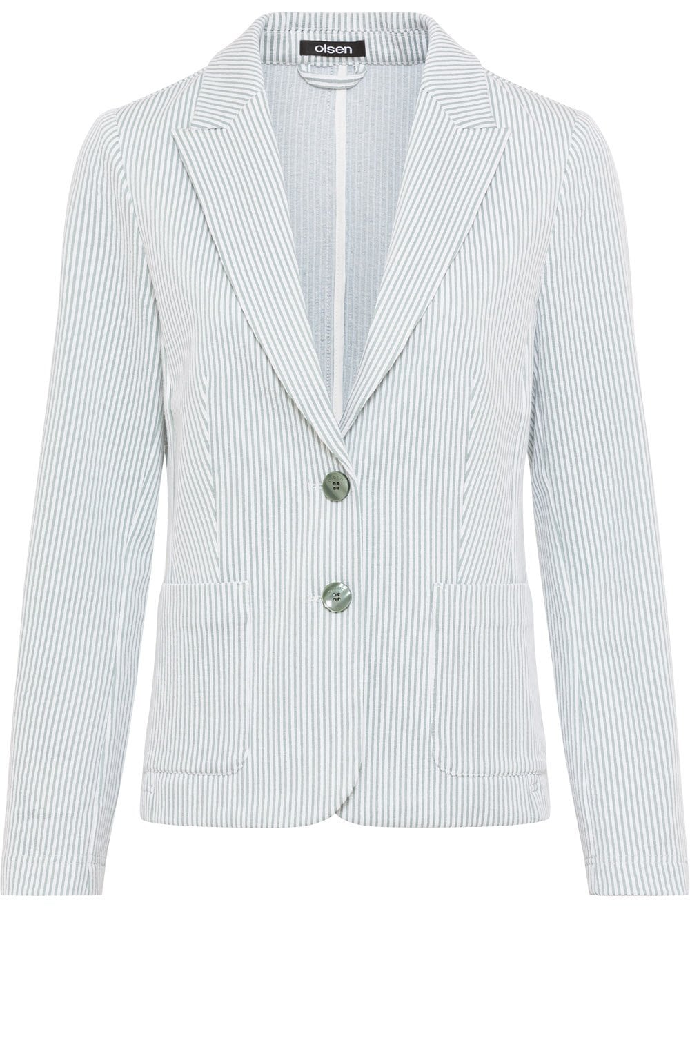 Jungle Khaki Pin Stripe Blazer