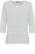 Jungle Khaki Striped Hannah Top