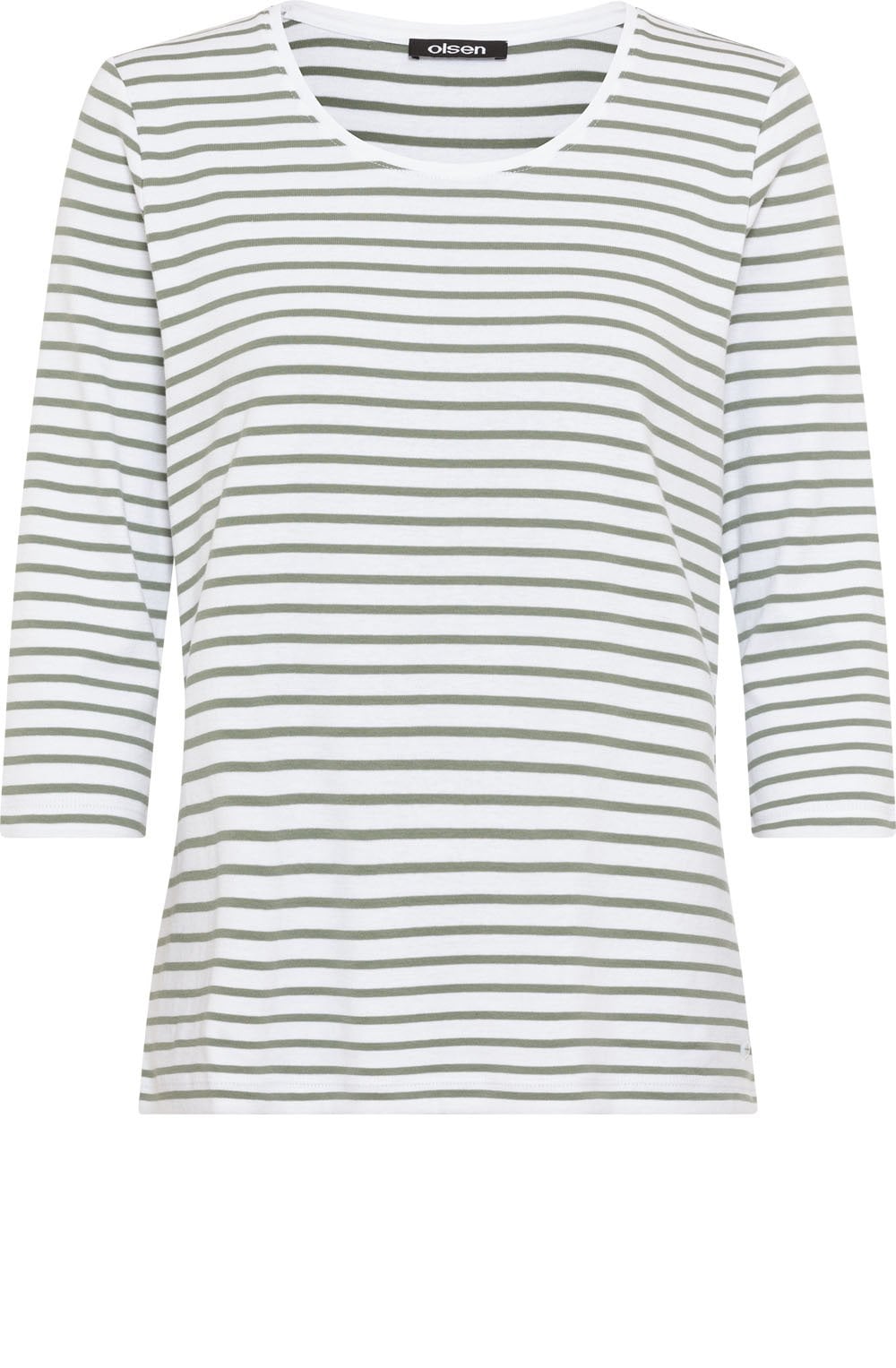 Jungle Khaki Striped Hannah Top