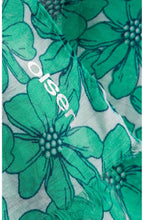 Kelly Green Floral Print Scarf