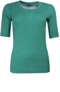 Kelly Green Patterned Top