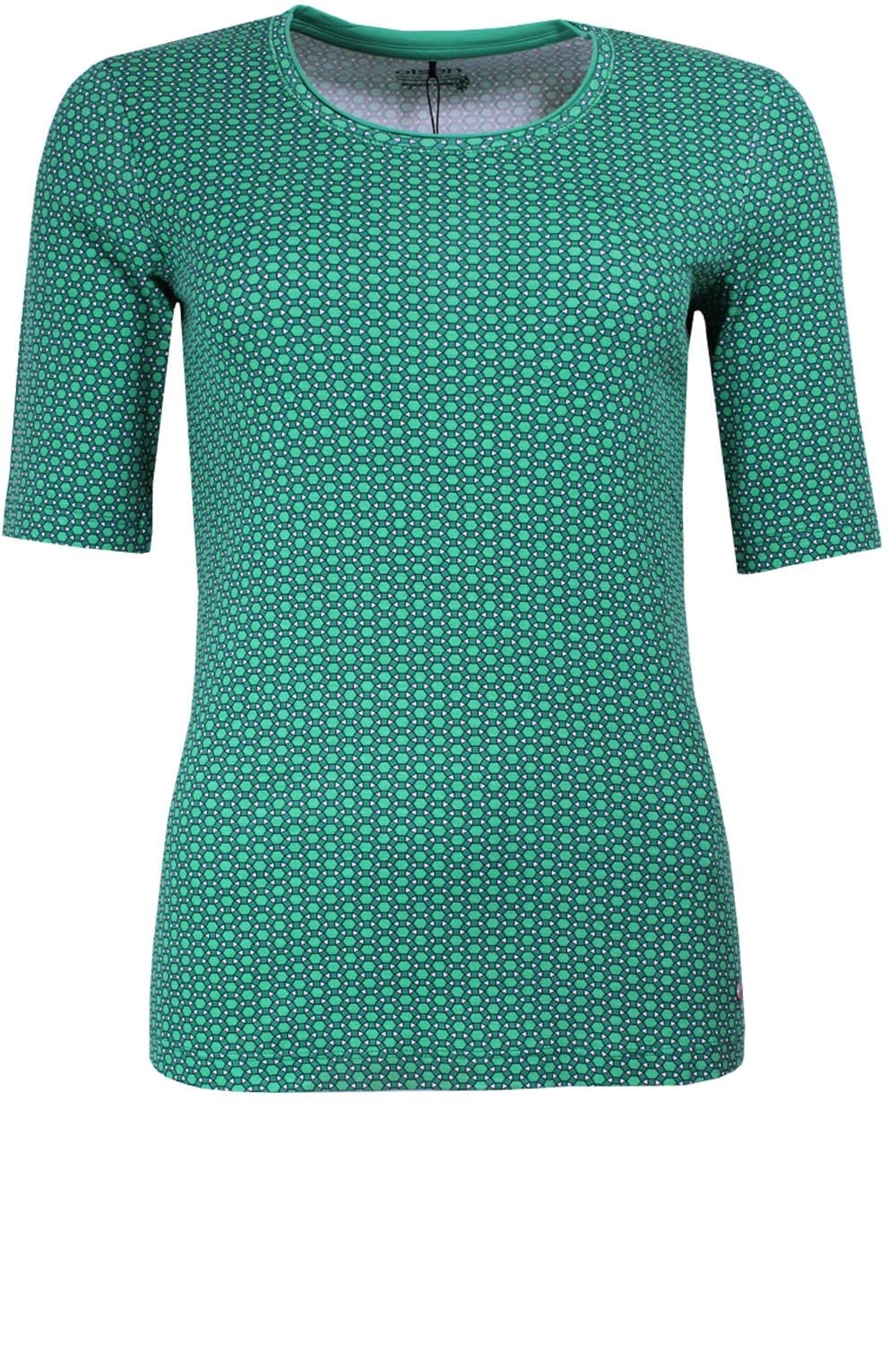Kelly Green Patterned Top