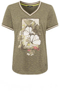 Khaki Butterfly T Shirt