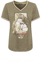 Khaki Butterfly T Shirt