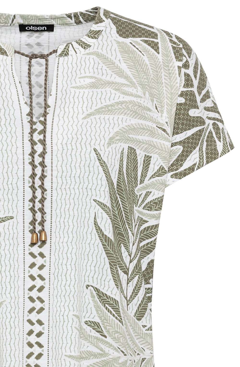 Khaki Cosima Boho Top