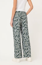 Khaki Floral Print Cropped Anna Trousers