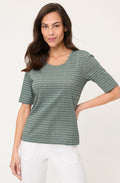 Khaki Graphic Print Edda T-Shirt