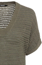 Khaki Open Knit Chloe Jumper