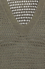 Khaki Open Knit Chloe Jumper