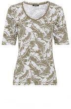 Khaki Palm Leaf T Shirt