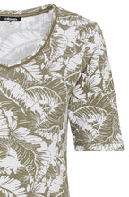Khaki Palm Leaf T Shirt
