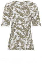 Khaki Palm Leaf T Shirt