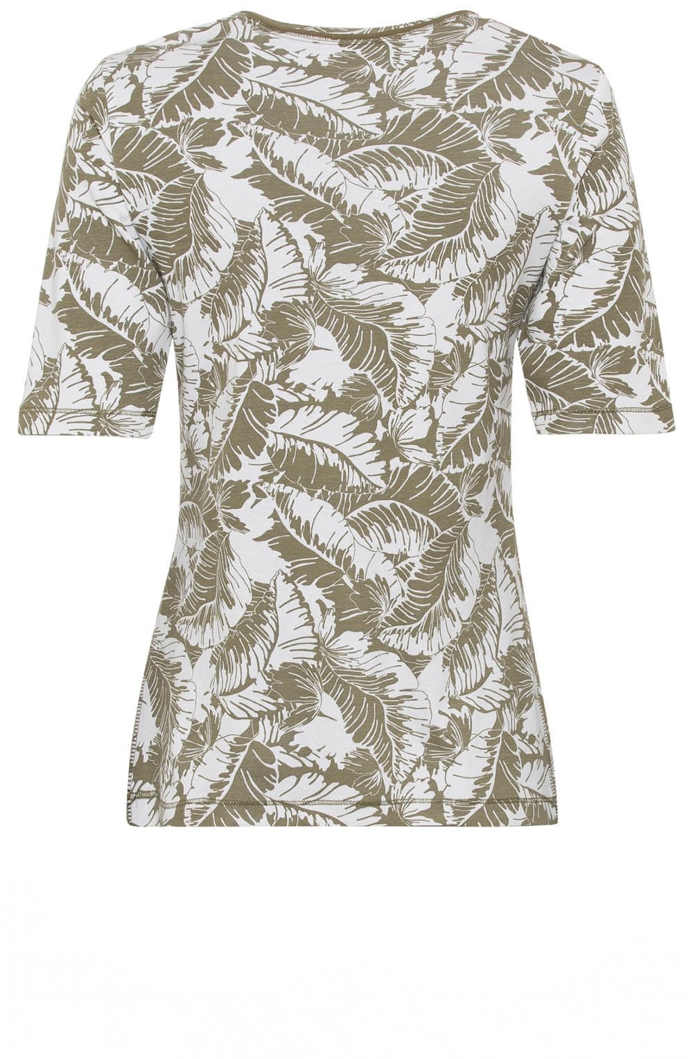 Khaki Palm Leaf T Shirt