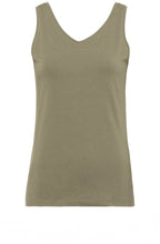 Khaki Reversible Vest Top