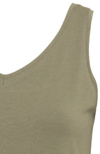 Khaki Reversible Vest Top