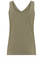 Khaki Reversible Vest Top