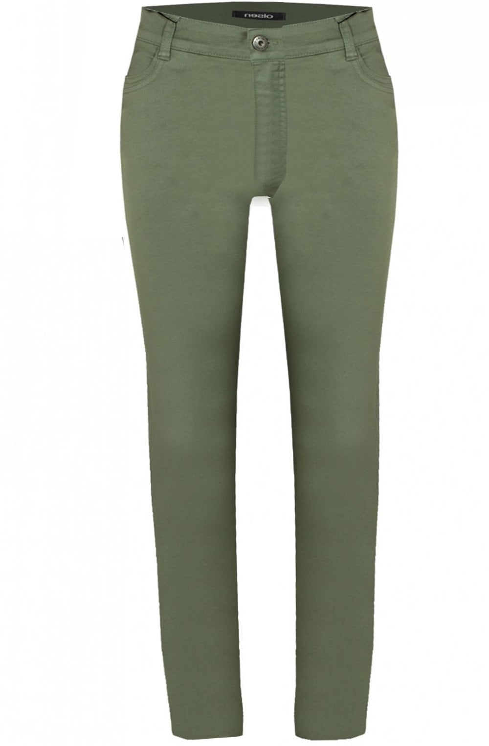 Khaki Slim Fit Mona Jeans