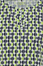 Kiwi and Navy Relaxed Clara Top