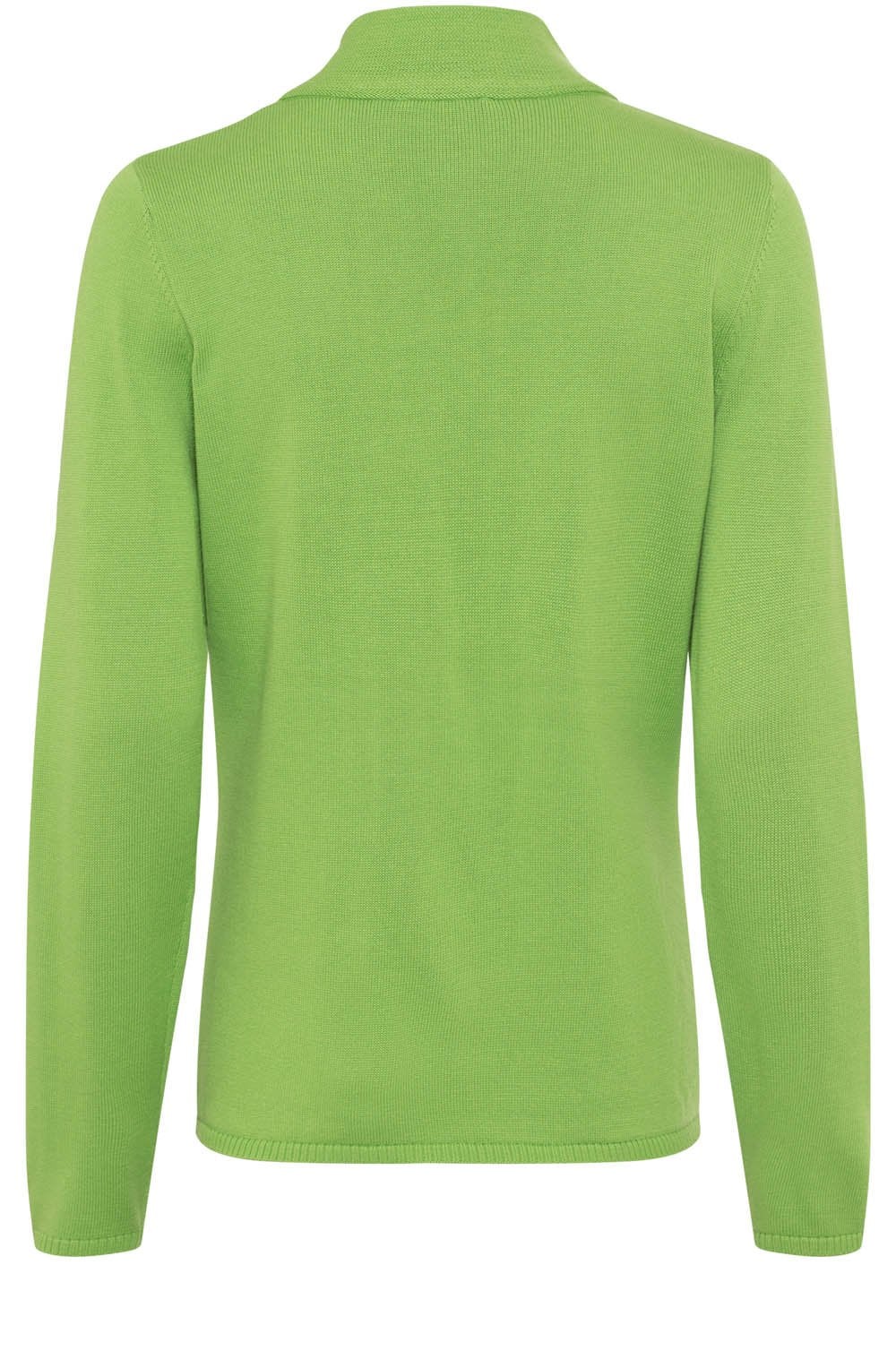 Kiwi Diagonal Ribbed Cardigan