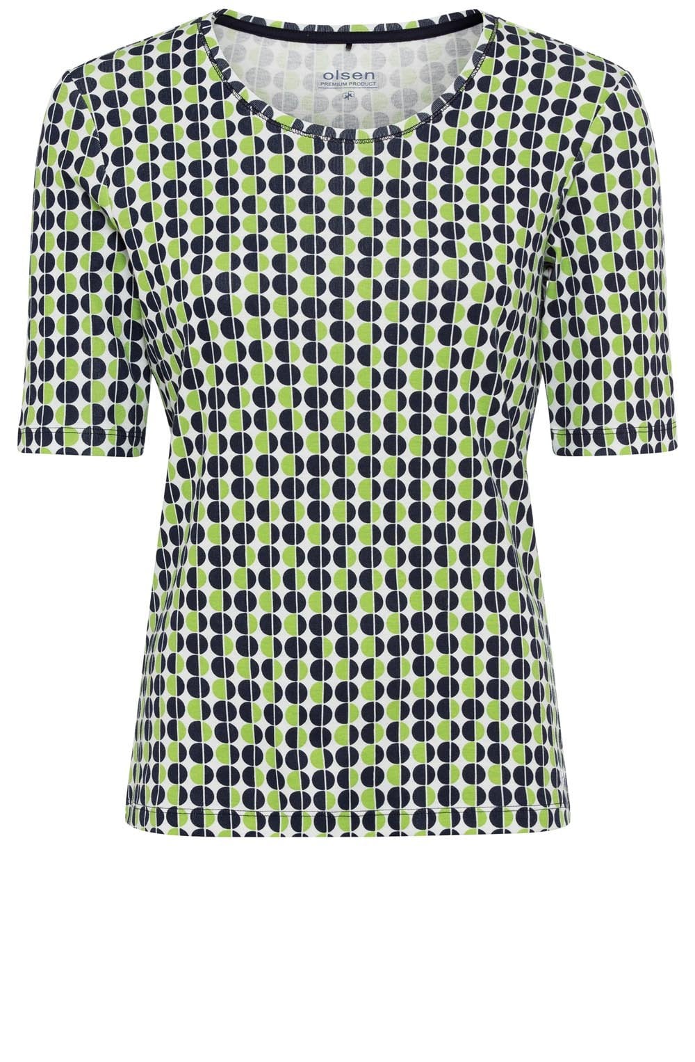 Kiwi Spotted Round Neck Edda T shirt