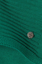 Lake Green Ribbed Knit Cardigan