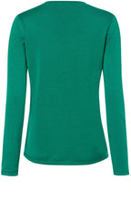 Lake Green Textured Knit Jumper