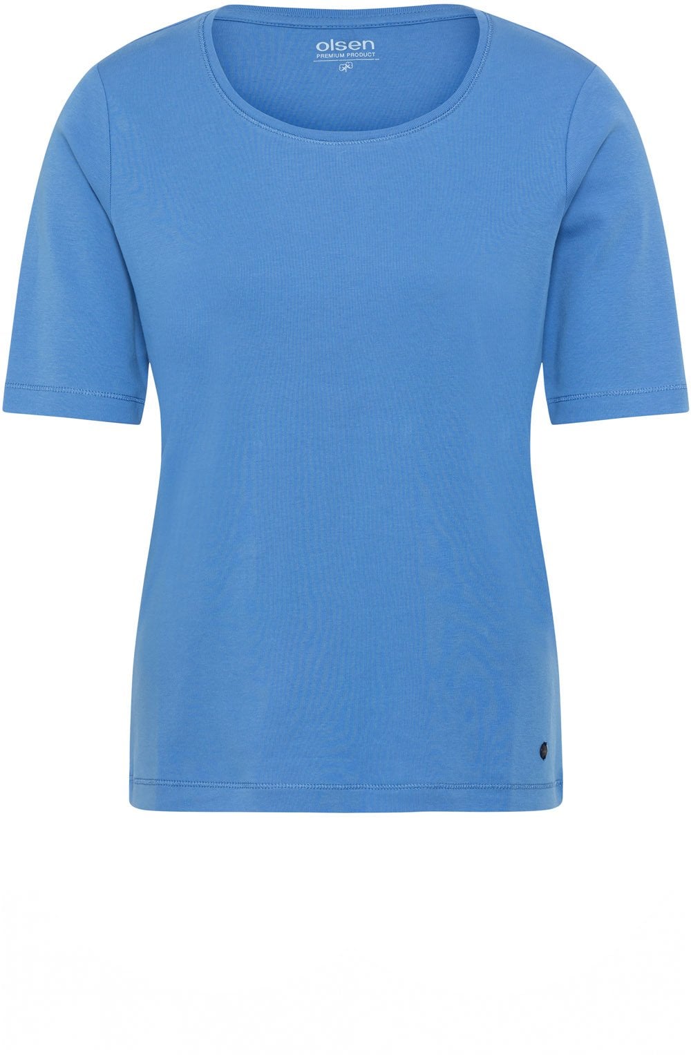 Lapis Blue Round Neck Edda T Shirt
