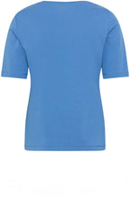 Lapis Blue Round Neck Edda T Shirt