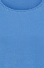 Lapis Blue Round Neck Edda T Shirt