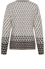 Latte Bold Print Hannah Top