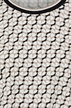 Latte Bold Print Hannah Top