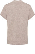 Latte Melange Cable Knit Chloe Cardigan