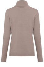 Latte Melange Turtleneck Eva Jumper