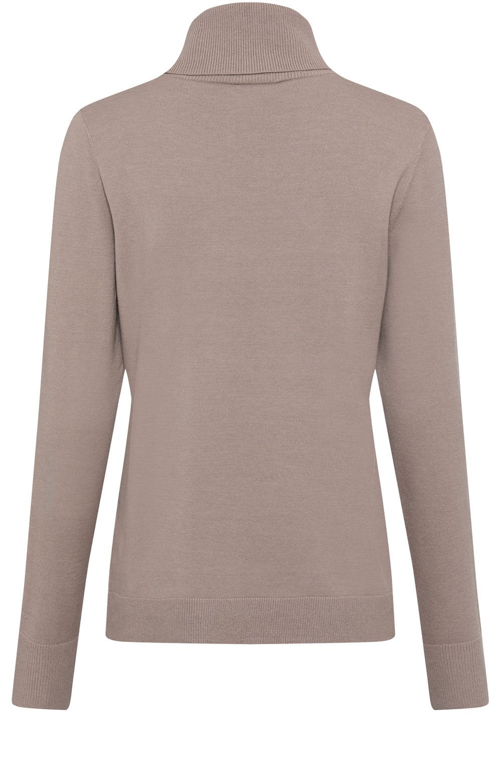 Latte Melange Turtleneck Eva Jumper