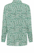 Laurel Green Abstract Floral Print Blouse