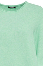 Laurel Green Delicate Balloon Sleeve Jumper