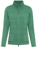 Laurel Green Horizontal Ribbed Cardigan