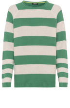 Laurel Green Striped Knit Cora Jumper
