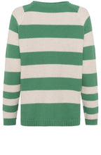 Laurel Green Striped Knit Cora Jumper