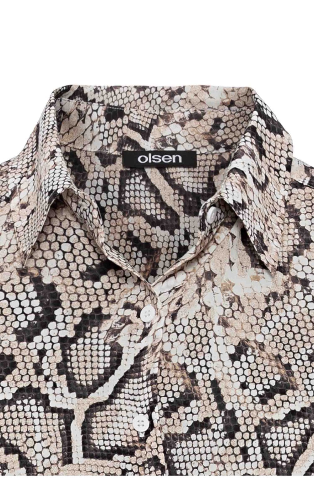Leightweight Snake Print Shirt