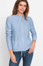Light Blue Drawstring Henny Cardigan