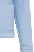 Light Blue Drawstring Henny Cardigan