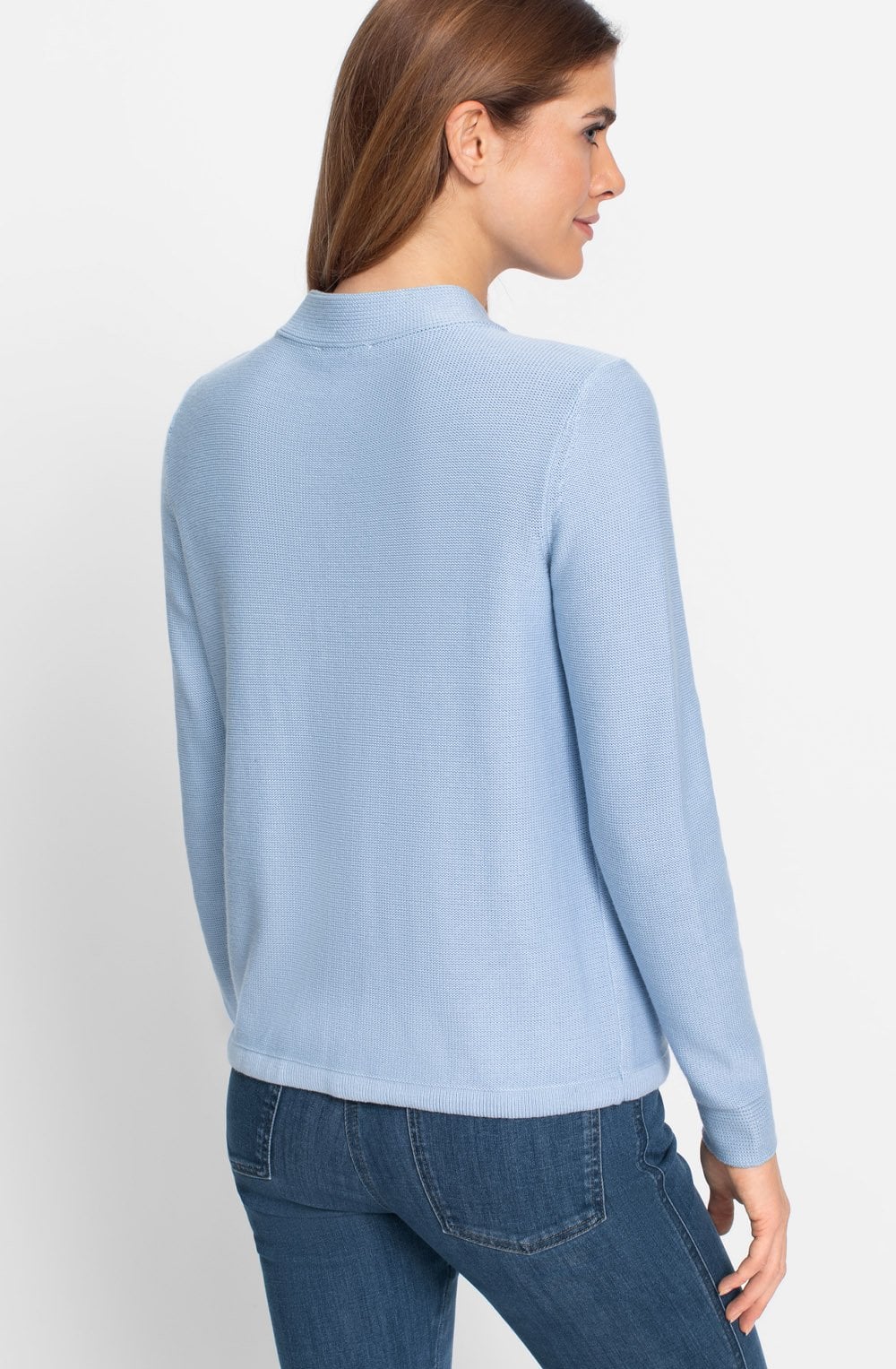 Light Blue Drawstring Henny Cardigan