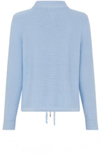 Light Blue Drawstring Henny Cardigan